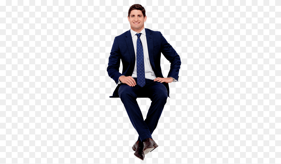 Sitting Man, Accessories, Suit, Pants, Tie Png