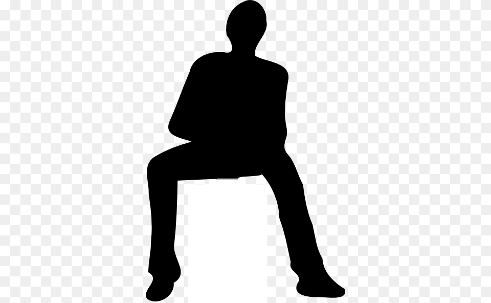 Sitting Man Clip Arts For Web, Silhouette, Adult, Male, Person Free Transparent Png