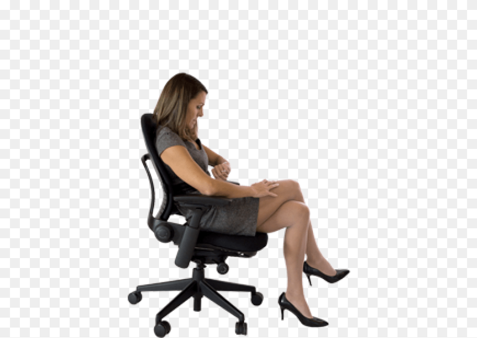 Sitting Man Woman Sitting Office Office People Sitting, Adult, Shoe, Person, High Heel Free Png Download