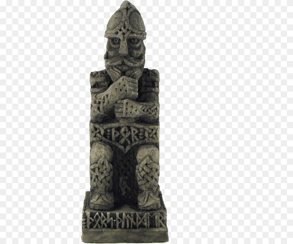 Sitting Norse God Thor Statue Norse Statues, Archaeology, Emblem, Symbol, Accessories Free Png Download