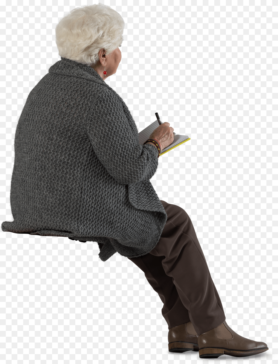 Sitting Office People Free Png