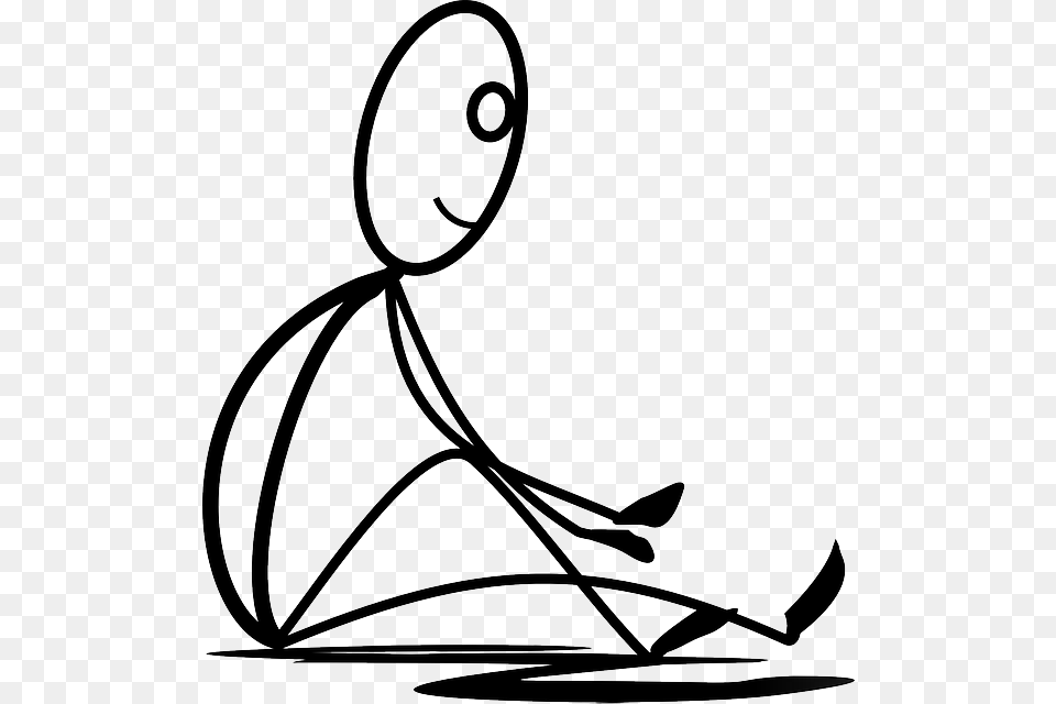 Sitting Stretching Resting Stickman Stick Figure Crossfit, Art, Floral Design, Graphics, Pattern Png