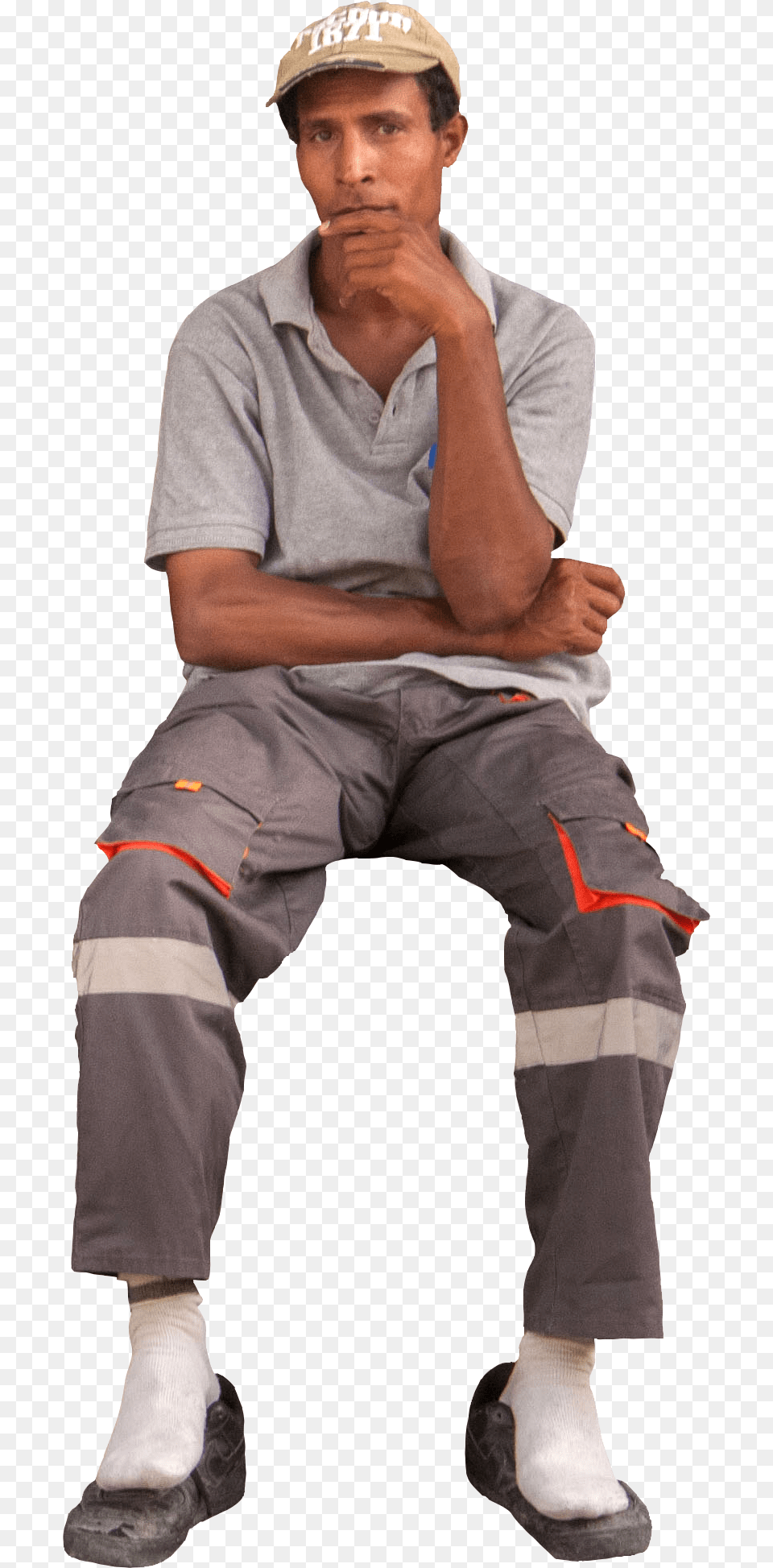Sitting U2013 People Cutouts People Sit Front View, Pants, Person, Hand, Footwear Free Png Download