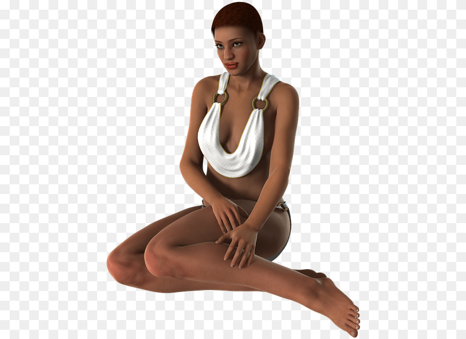Sitting Woman, Swimwear, Body Part, Clothing, Person Png