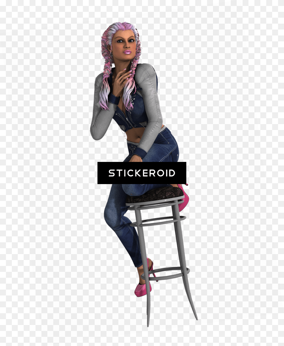 Sitting Woman Man People Chair, Bar Stool, Furniture, Adult, Person Png Image