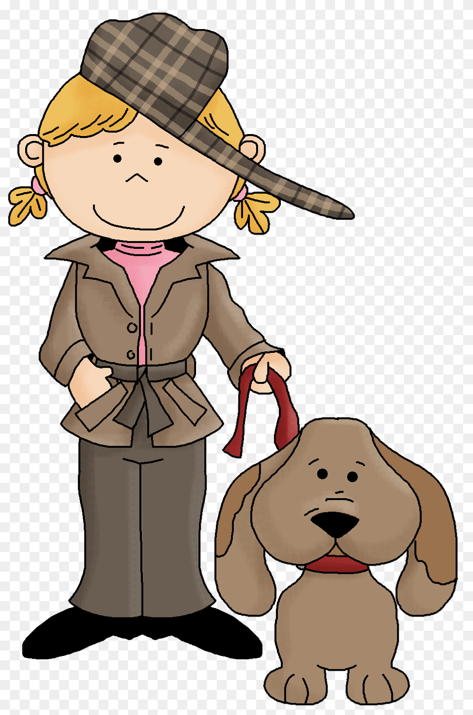 Situation Clipart Detective Woman, Baby, Person, Face, Head Free Png Download