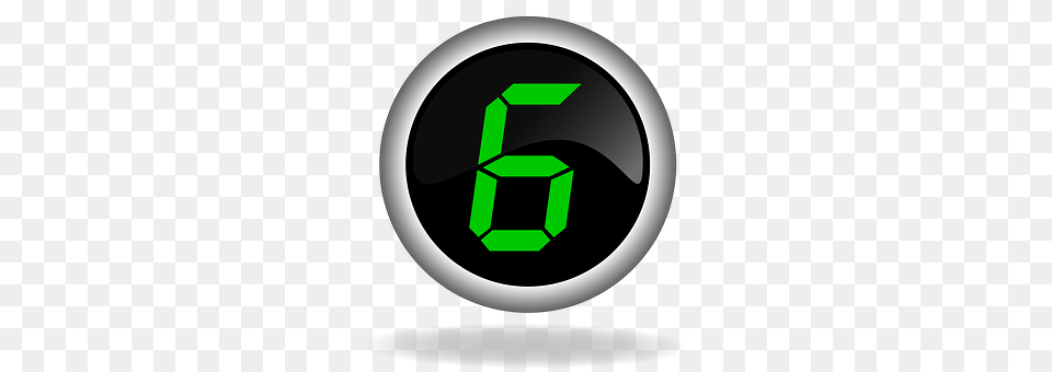 Six Clock, Digital Clock, Electronics, Screen Free Png