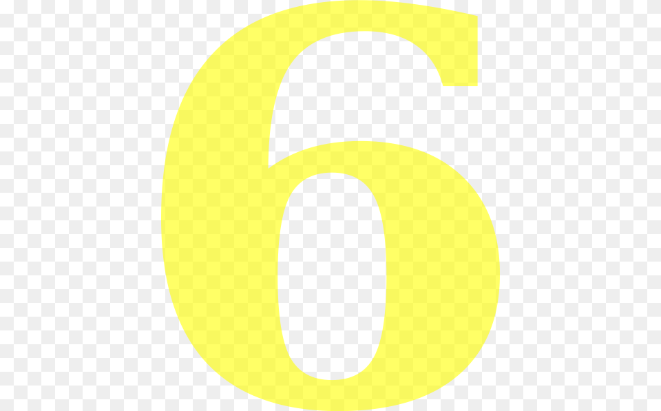 Six Clip Art, Number, Symbol, Text Free Png