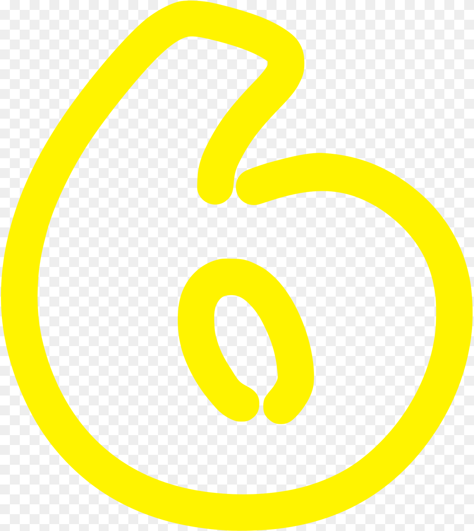 Six Clipart, Symbol, Number, Text Free Png