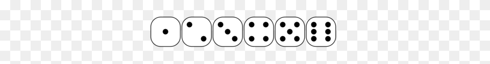 Six Dice Faces Clip Art, Game Free Png Download