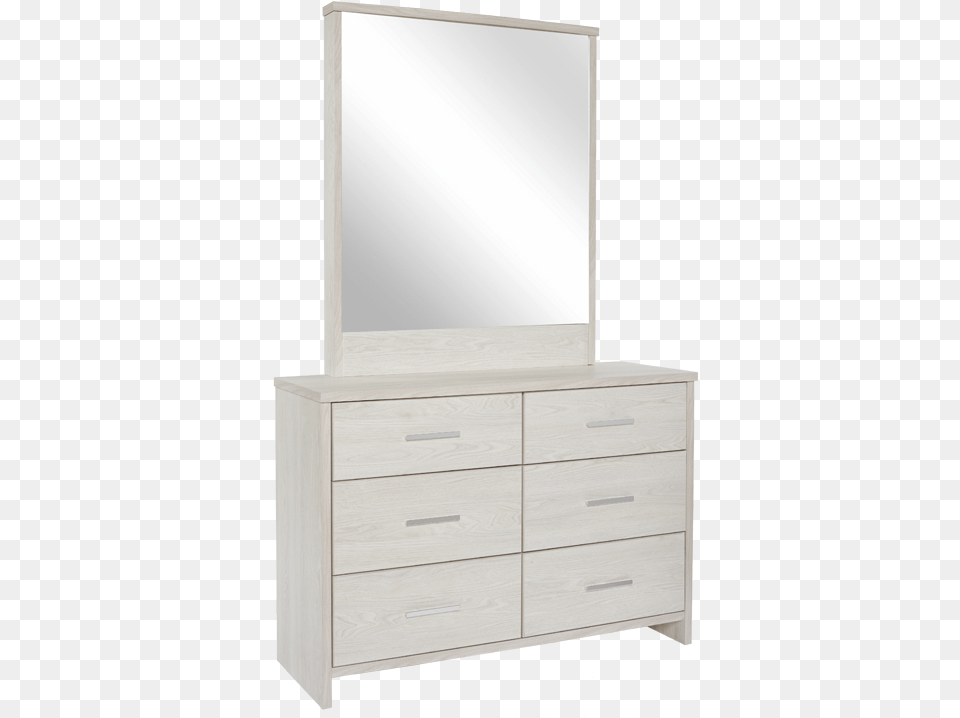 Six Drawer Dresser Chest Of Drawers, Cabinet, Furniture, Mailbox Png Image