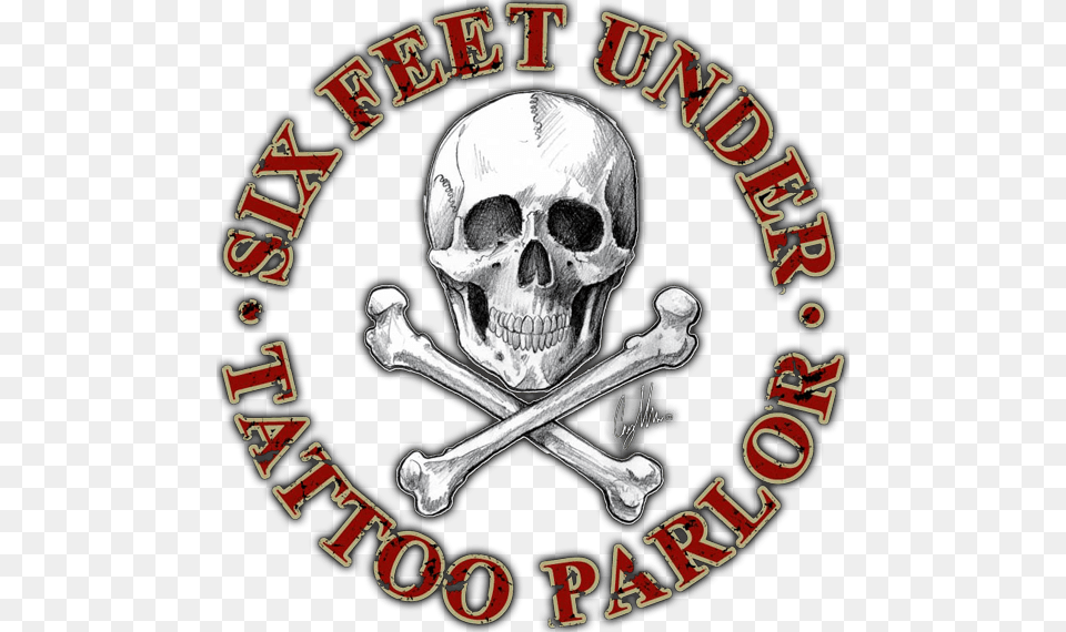 Six Feet Under Tattoo Logo, Person, Pirate, Adult, Bride Free Png