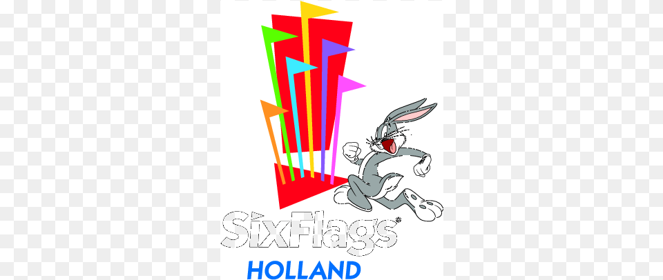 Six Flags Holland Six Flags Holland Logo, Art, Graphics, Advertisement, Poster Png