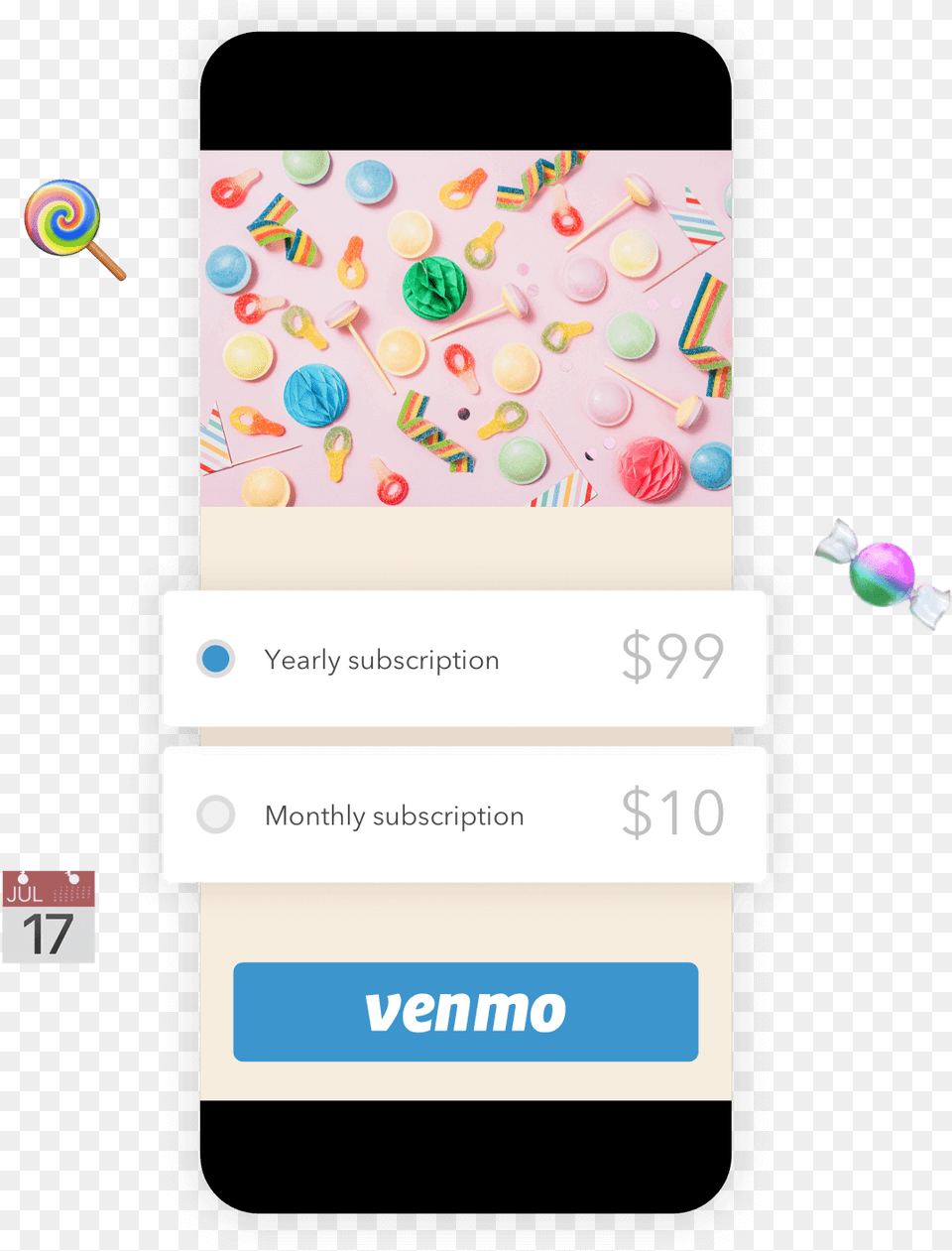Six Flags Logo Venmo, Food, Sweets, Candy, Text Free Png