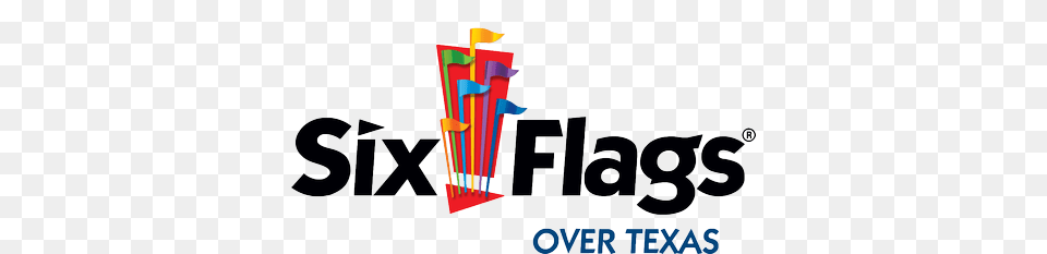 Six Flags Over Texas, Logo, Text, Dynamite, Weapon Free Png Download