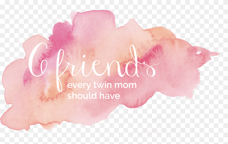 Six Friends Every Twin Mom Should Have Hbsche Rosa Und Orange Watercolor Wsche Karte, Flower, Petal, Plant, Baby Free Transparent Png