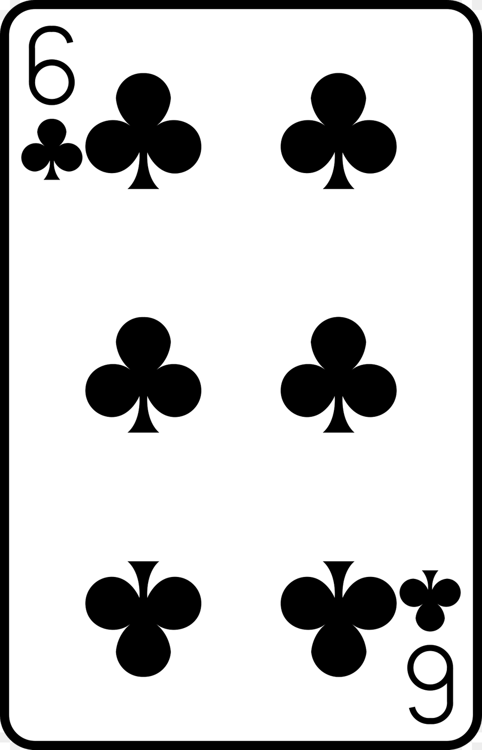 Six Of Clubs Clipart, Balloon Png Image