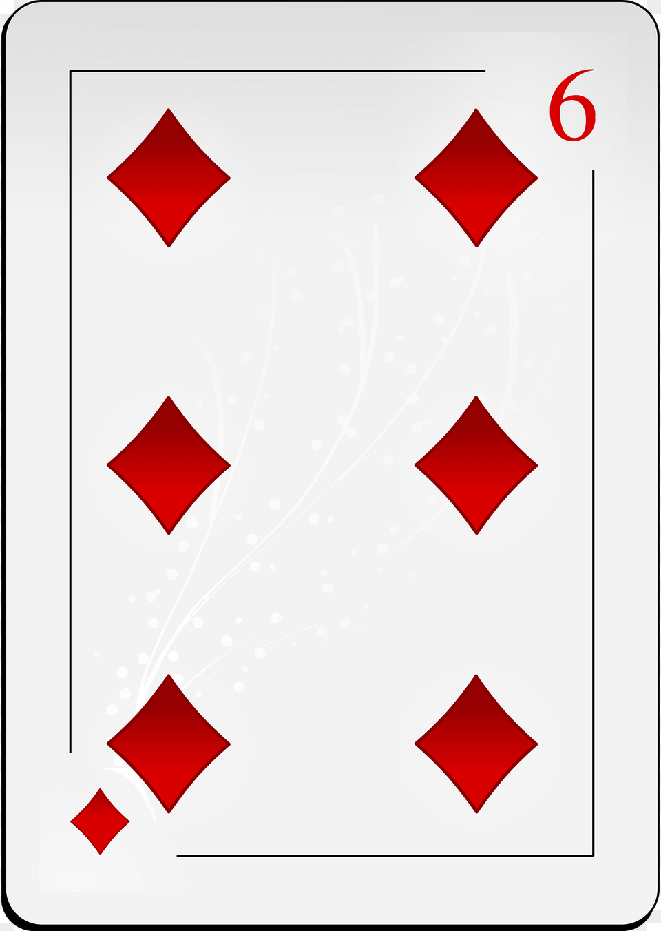 Six Of Diamonds Clipart Png Image
