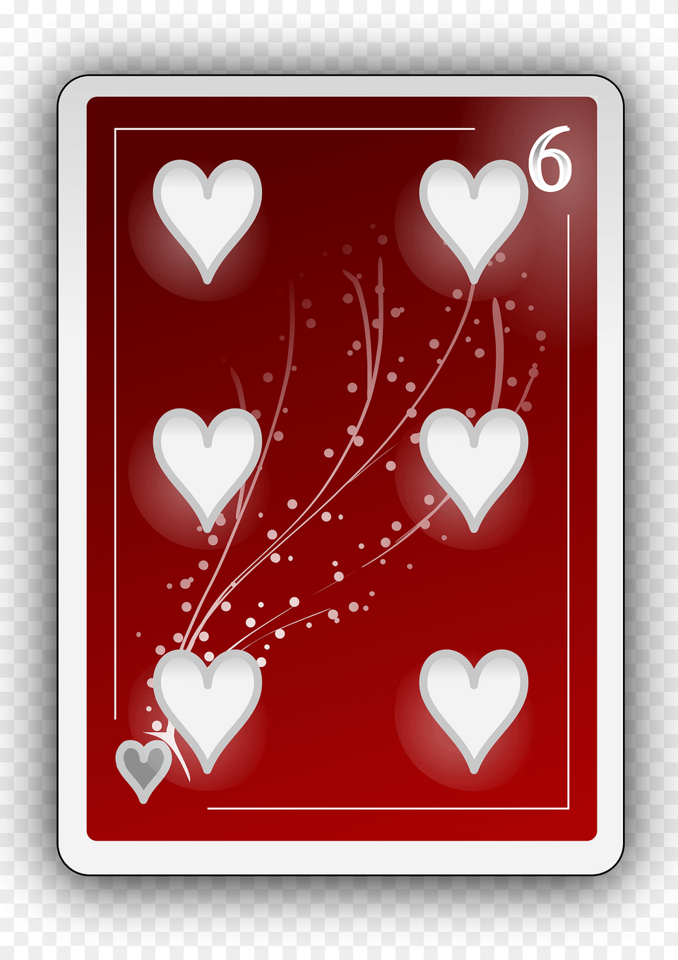 Six Of Hearts Clipart, Envelope, Greeting Card, Mail, Art Free Png Download