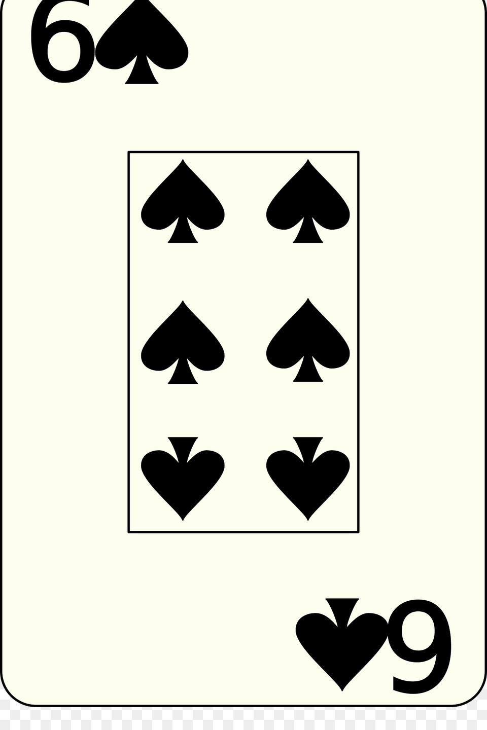 Six Of Spade Clipart, Symbol Free Transparent Png