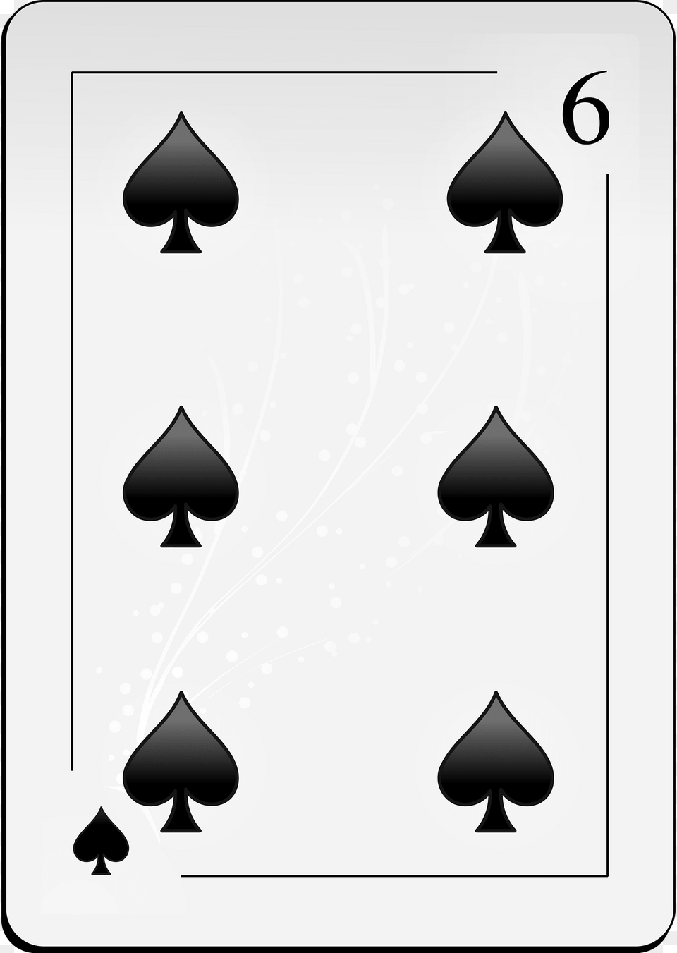 Six Of Spades Clipart, Accessories, Earring, Jewelry Png Image