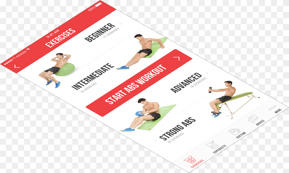 Six Pack Abs Workouts Are Created By Health And Fitness Iphone, Advertisement, Teen, Poster, Person Png Image