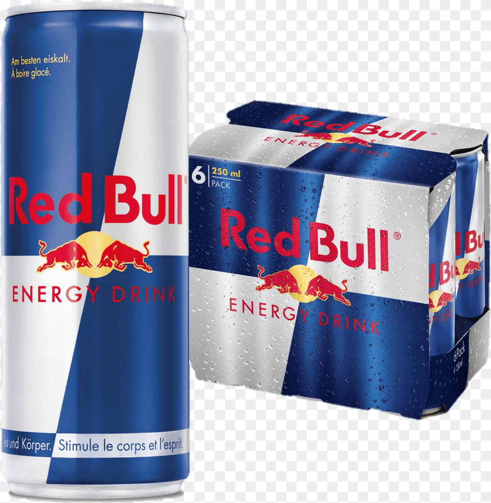 Six Pack Red Bull, Can, Tin, Alcohol, Beer Png
