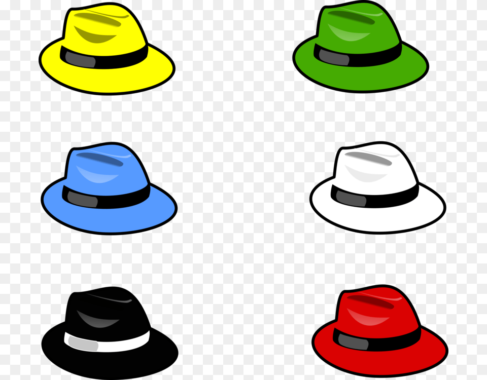Six Thinking Hats Top Hat Cap Headgear, Clothing, Sun Hat Free Transparent Png