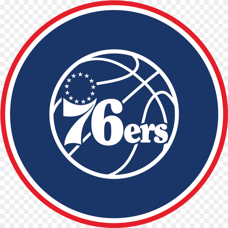 Sixers Logo 6 Image Nba Hoops For Troops, Disk, Emblem, Symbol Free Png Download