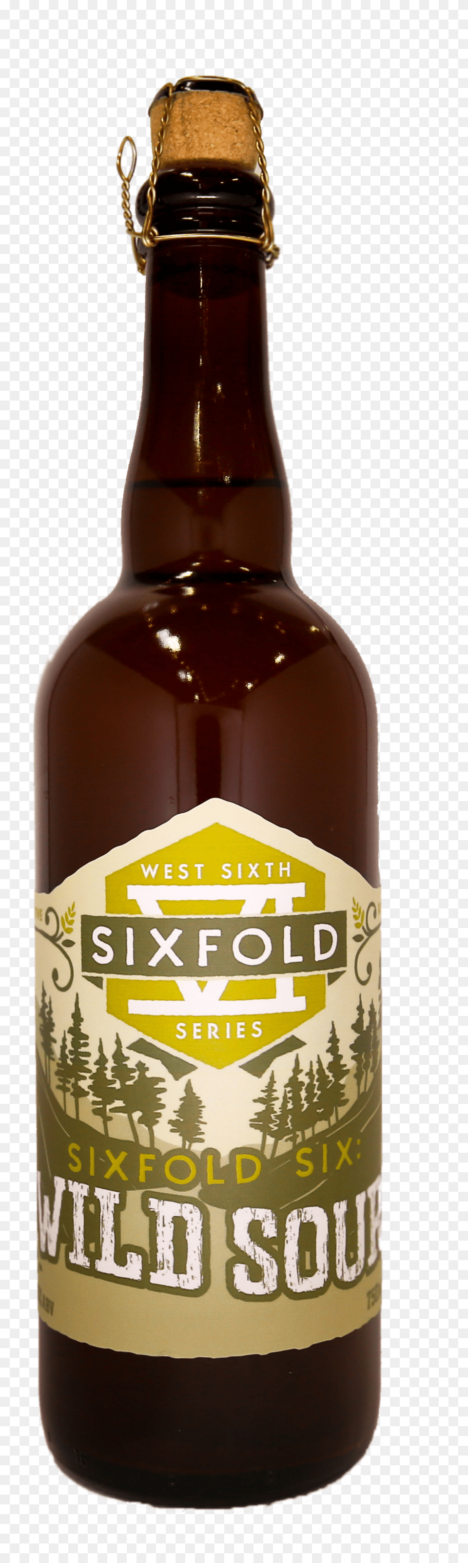 Sixfoldvi Wildsour, Alcohol, Beer, Beer Bottle, Beverage Free Transparent Png