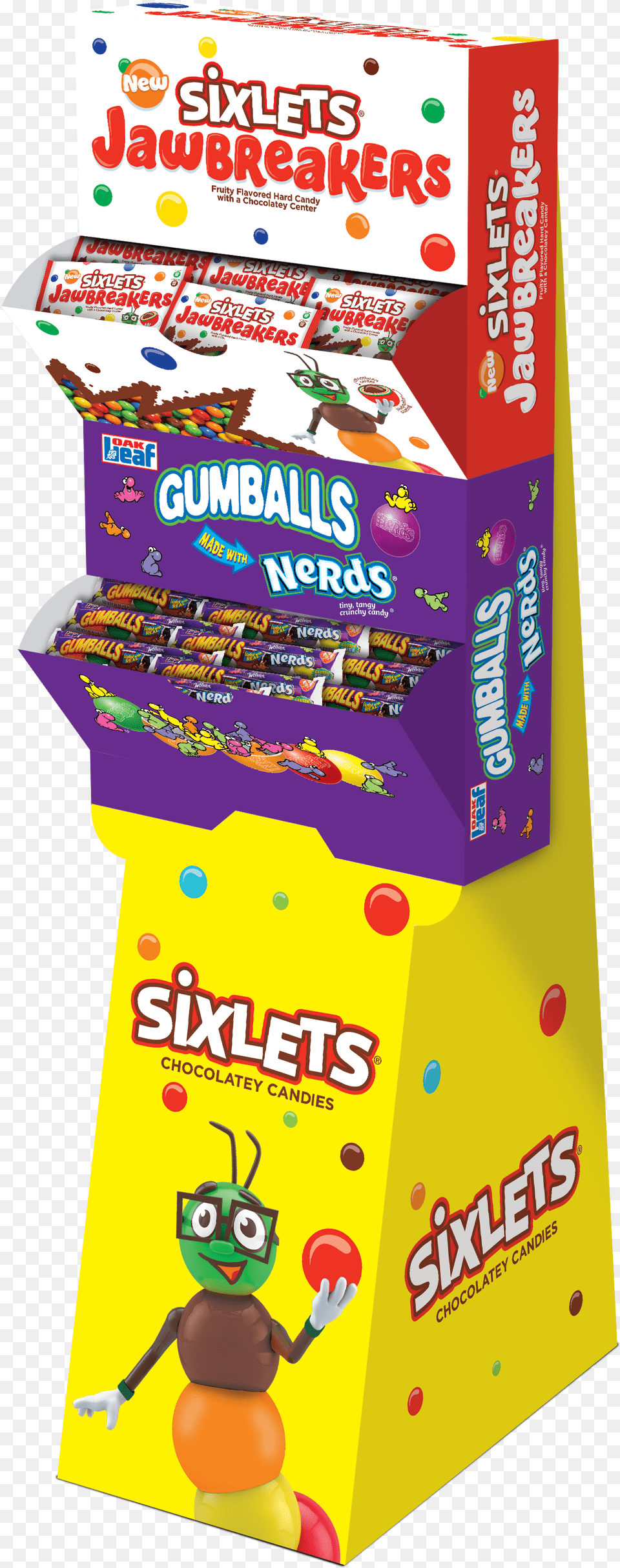 Sixlets 96ct Jawbreaker Nerds 5 Ball Tube Toy, Food, Sweets, Candy, Baby Png