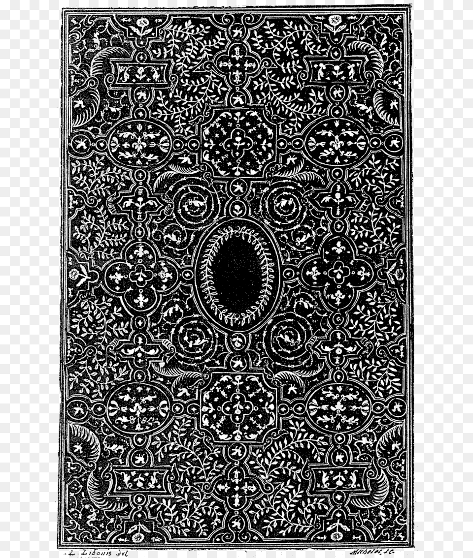 Sixteenth Century Binding Called A La Fanfare Motif, Home Decor, Rug, Ornament, Accessories Png Image