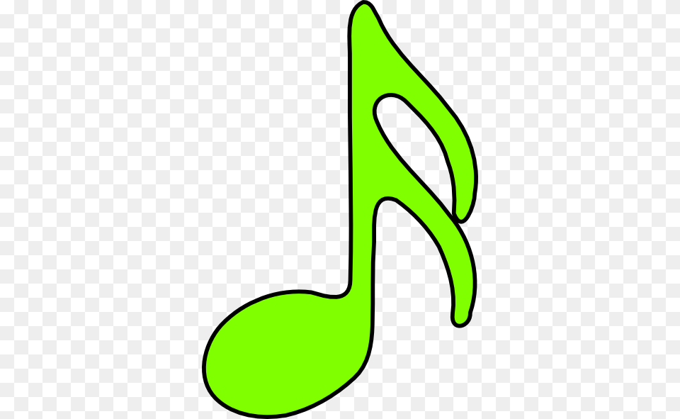 Sixteenth Note Lime Green Lime Green Music Notes, Smoke Pipe Png