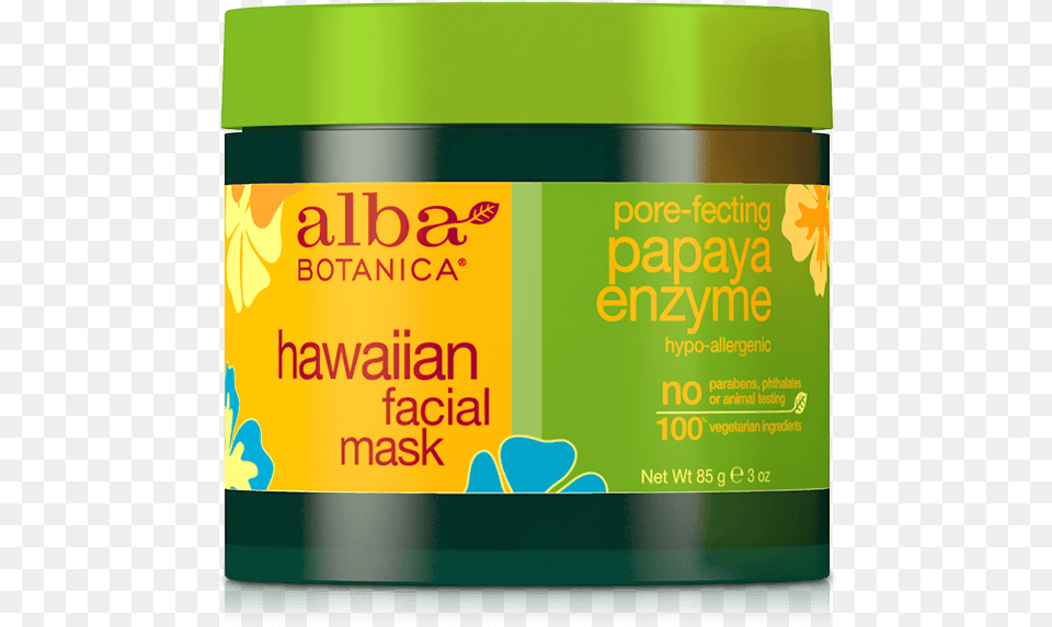 Size 3 Oz0 3 Oz Alba Botanica Alba Hawaiian Facial Mask Papaya Enzyme, Herbal, Herbs, Plant, Bottle Png