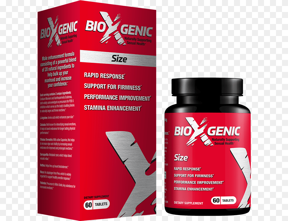 Size 60 Count Gnc Bioxgenic, Bottle, Cosmetics, Perfume, Advertisement Free Png