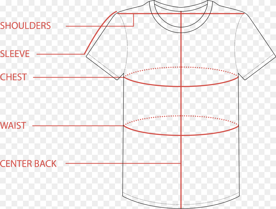 Size Guide Diagram, Chart, Clothing, Plot, T-shirt Free Png Download