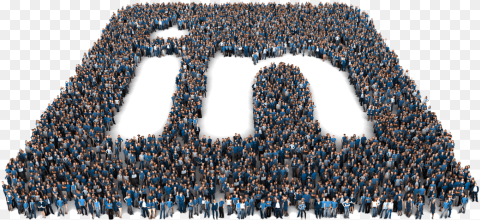 Size Of Your Linkedin Network Does Matter Logo Made Of People, Crowd, Person, Concert, Graduation Free Png Download