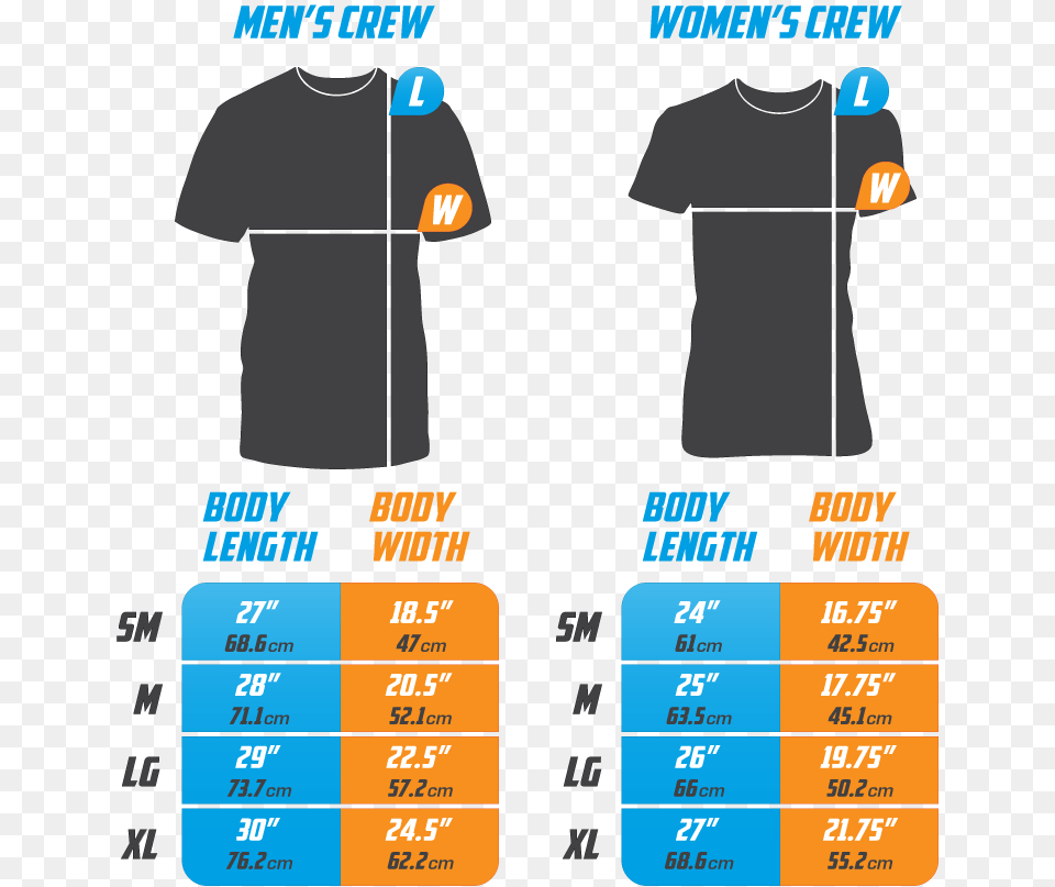Sizing Chart, Clothing, T-shirt, Person, Adult Png