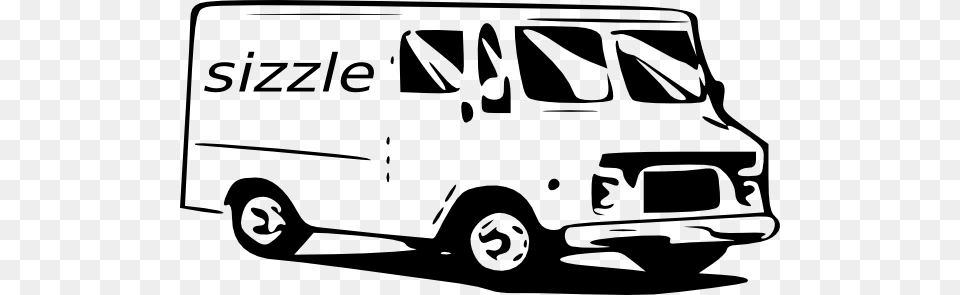 Sizzle Truck Clip Art, Moving Van, Transportation, Van, Vehicle Png Image