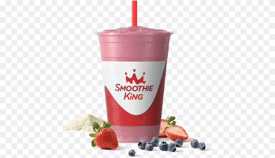 Sk Enhancer Fiber Blend With The Activator Strawberry Smoothie King Strawberry Smoothie, Berry, Beverage, Food, Fruit Png