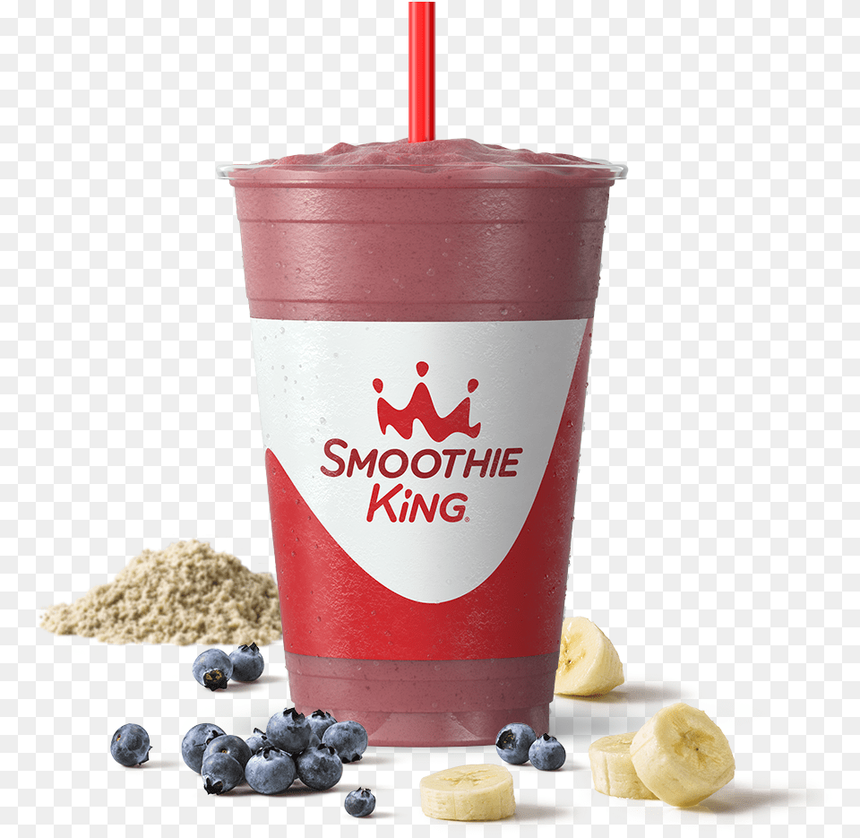 Sk Enhancer Super Grains With Blueberry Heaven Smoothie King Smoothie, Berry, Food, Fruit, Plant Png