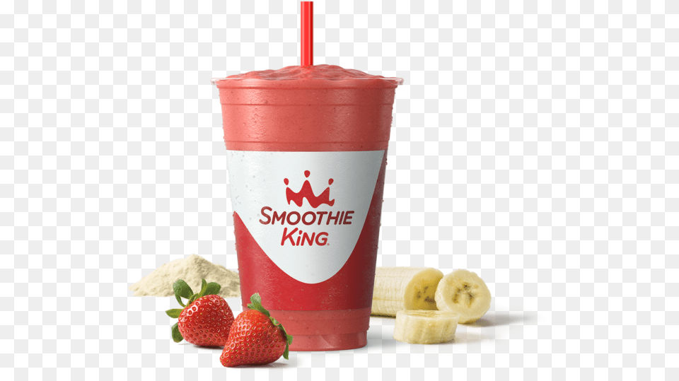 Sk Enhancer Whey Protein With Muscle Punch Smoothie King Smoothie, Strawberry, Berry, Food, Fruit Free Png Download