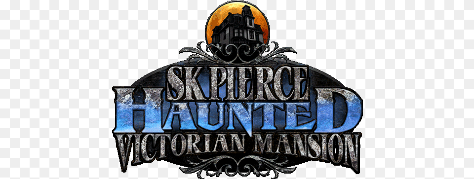 Sk Haunted Victorian Mansion House, Logo, Emblem, Symbol, Cross Free Png