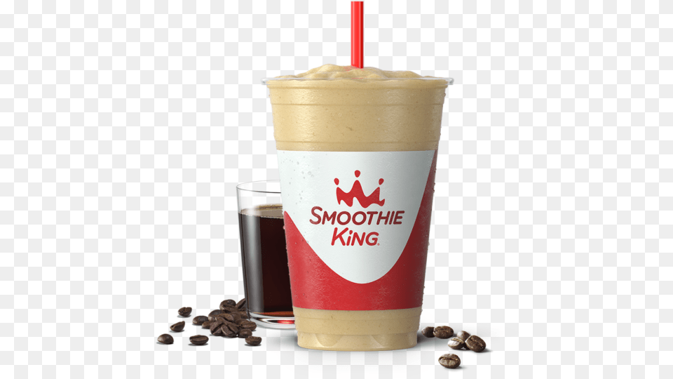 Sk Take A Break Coffee D Lite Vanilla With Ingredients Smoothie King Peach Smoothie, Cup, Beverage, Juice, Disposable Cup Png