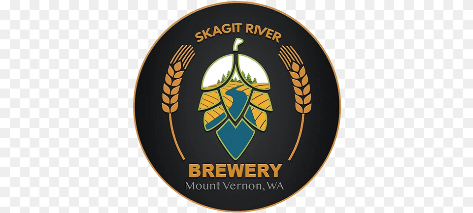 Skagit River Brewery 15 Year Graduation Anniversary Symbol, Emblem, Logo, Disk Png Image