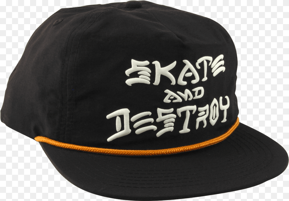 Skate And Destroy Thrasher, Baseball Cap, Cap, Clothing, Hat Free Png