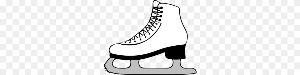 Skate Black And White Clipart, Clothing, Footwear, Shoe, Sneaker Free Png Download