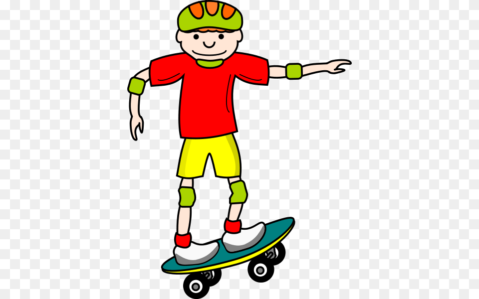 Skate Board Boy Clipart For Web, Elf, Person, Cartoon, Skateboard Free Png