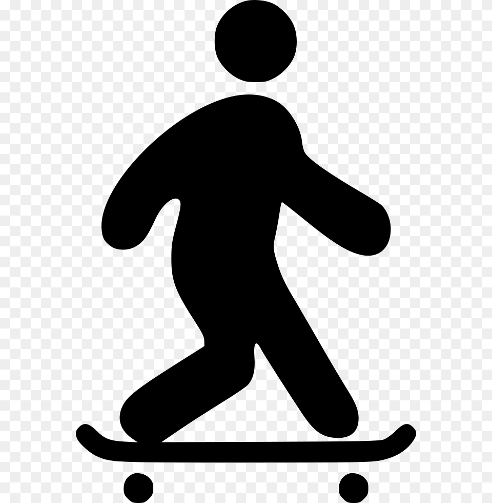 Skate Boarding, Silhouette, Stencil, Animal, Fish Free Png Download