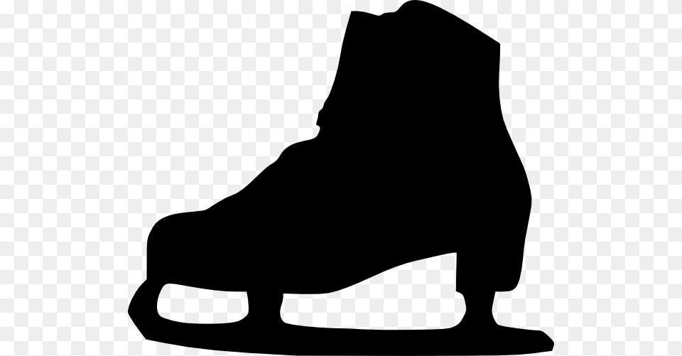 Skate Boots Clip Art, Clothing, Footwear, Shoe, Silhouette Png